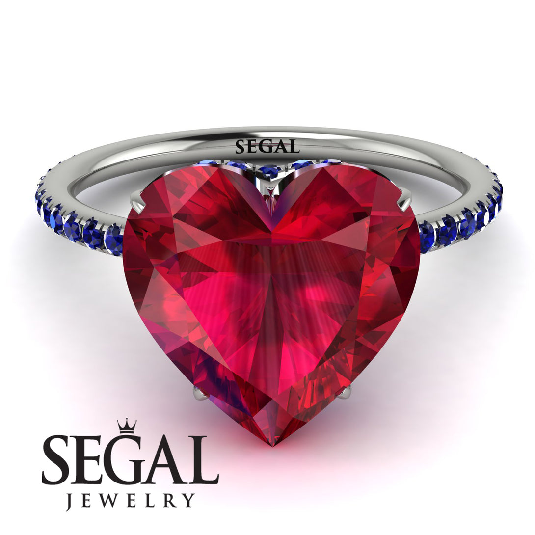 Heart Shape Ruby Ring - Noelle No. 72
